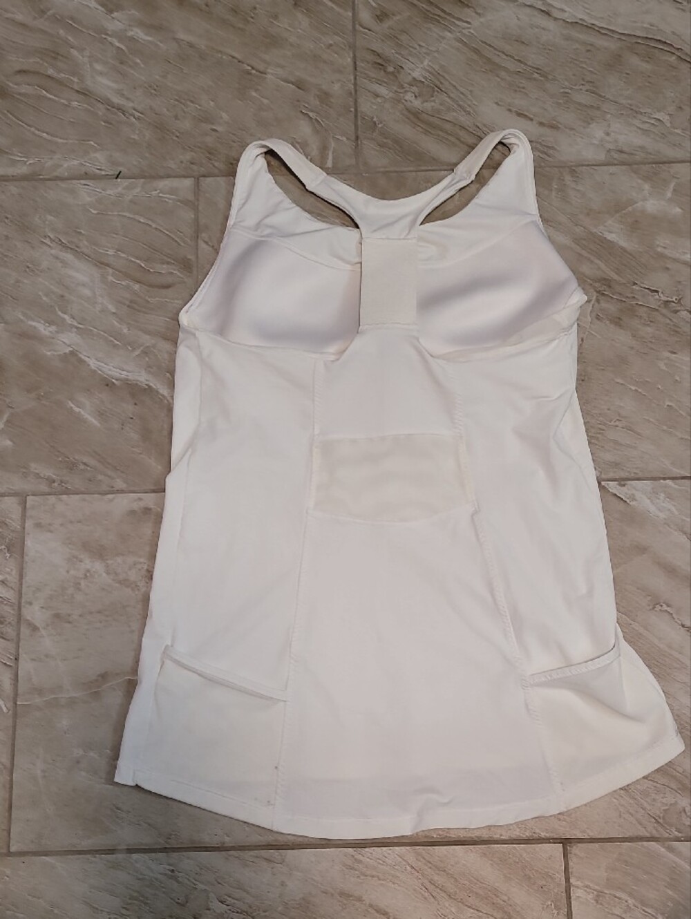 Athleta White Racerback Tank Top - Picture 4 of 6